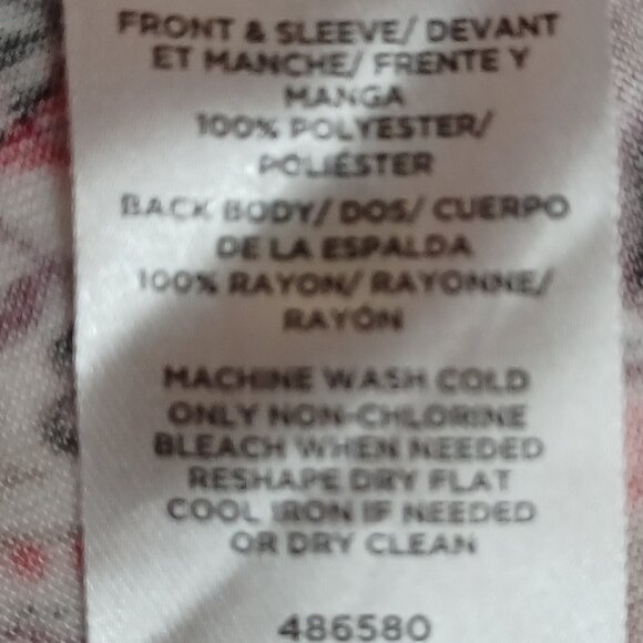 Women's Loft long sleeve paisley top with 1 sm flaw (see description) Size Large - Picture 6 of 9